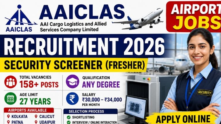 AAICLAS Airport Jobs Recruitment 2026